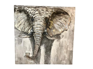Elephant Colonial Painting