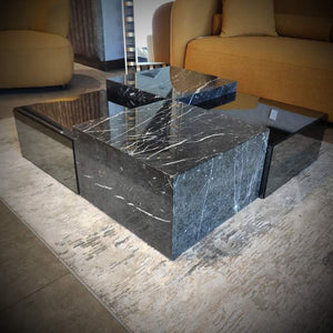 FOREVER CENTER TABLE (NATURAL MARBLE WITH TENTED MIRROR)