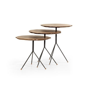 MOSS SIDE TABLE SET OF 3