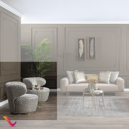 Gold armchairs deals