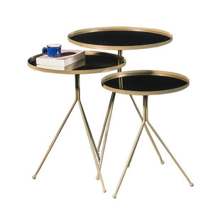 REFLECTION SIDE TABLE SET OF 3