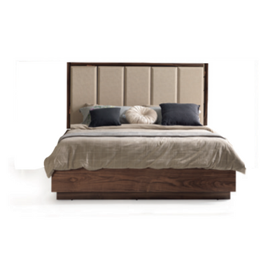 GINDA BED, 180X200CM, SHORT HEADBOARD, WITH STORAGE