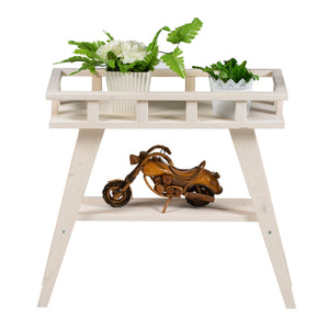 BLANCO FLORES SIDE TABLE
