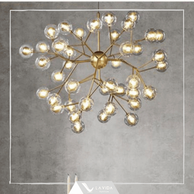9801-36 CEILING LAMP (GOLD)