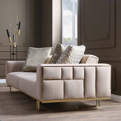 PRIZMA GOLD 3 SEATER SOFA