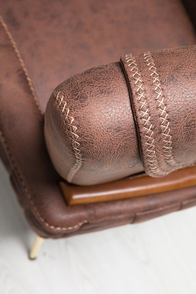 ALBERO ARM CHAIR (BROWN)