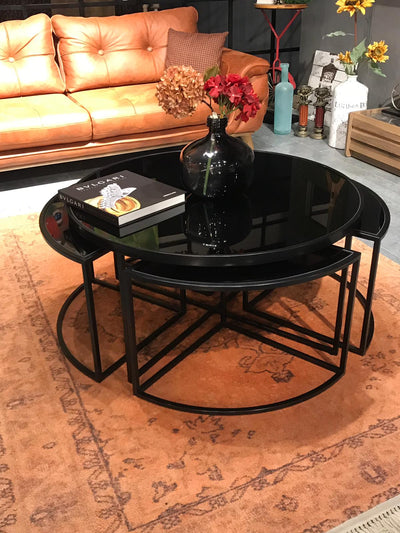 AELA CENTER TABLE & 4 SIDE TABLES