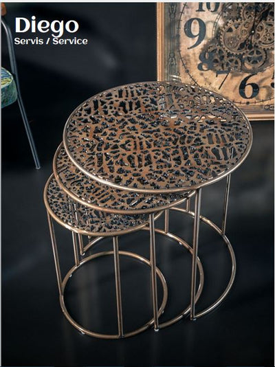 DIEGO SIDE TABLE SET OF 3