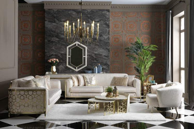 FENDI SOFA SET 3+3+1