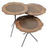 MOSS SIDE TABLE SET OF 3