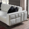 PRIZMA SILVER 2 SEATER SOFA GRAY VELVET