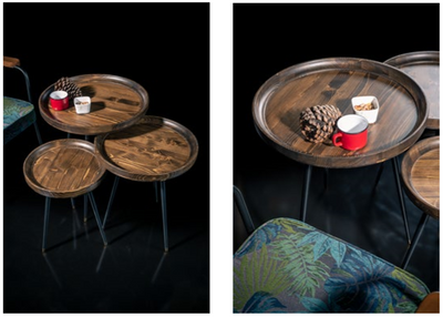 SPRING COFFEE TABLE SET OF 3