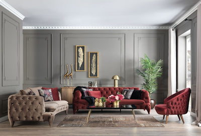 ORKIDE SOFA SET 3+3+1