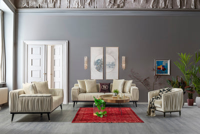 ELEGANTE SOFA SET 3+3+1