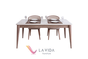 LAGUAR DINING TABLE + 6 CHAIRS, LAGUAR DINING TABLE + 6 CHAIRS, La Vida Furniture
