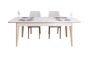 LAMONZ DINING TABLE + 6 CHAIRS, LAMONZ DINING TABLE + 6 CHAIRS, La Vida Furniture