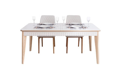 LAMONZ DINING TABLE + 6 CHAIRS, LAMONZ DINING TABLE + 6 CHAIRS, La Vida Furniture