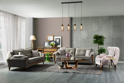 VOLVO SOFA SET 3+3+1